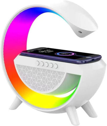 LED Wireless Phone Charger Bluetooth Speaker