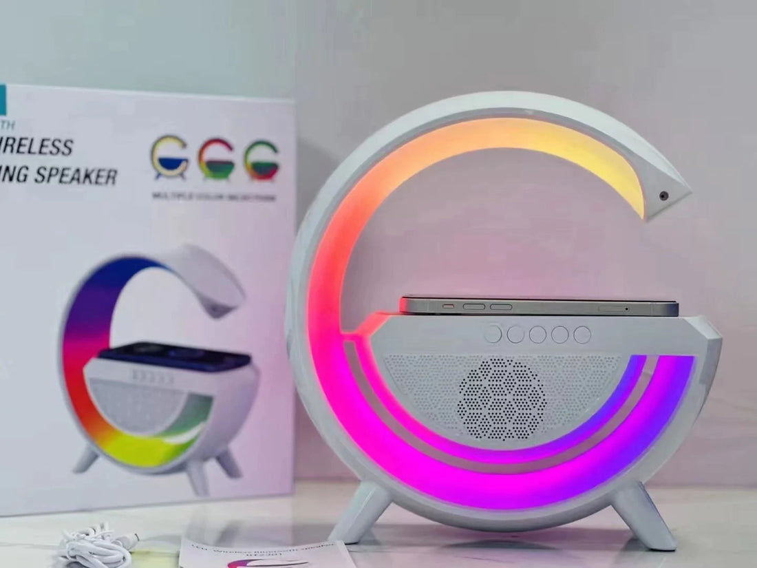 LED Wireless Phone Charger Bluetooth Speaker